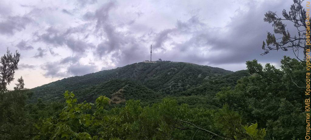 гора Машук в дождливую погоду