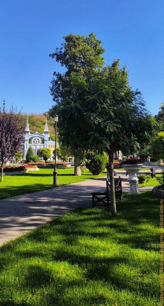 парк Цветник осенью